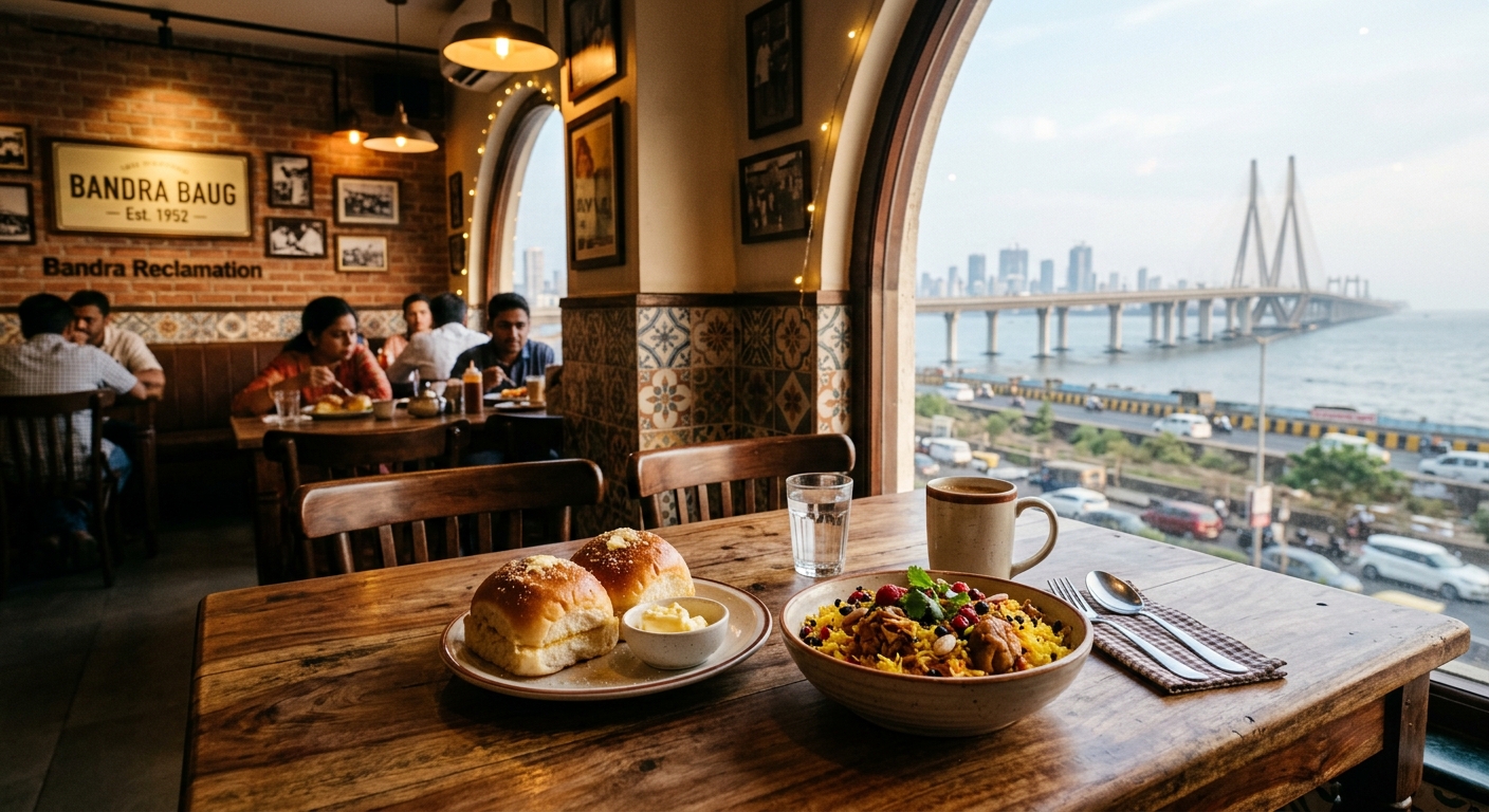 Cafe Parallel Bandra offering Irani café revival with contemporary design