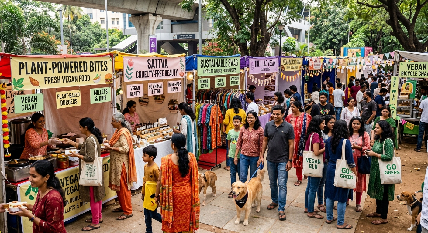 Namu Vegan Market with plant-based food and sustainable products.