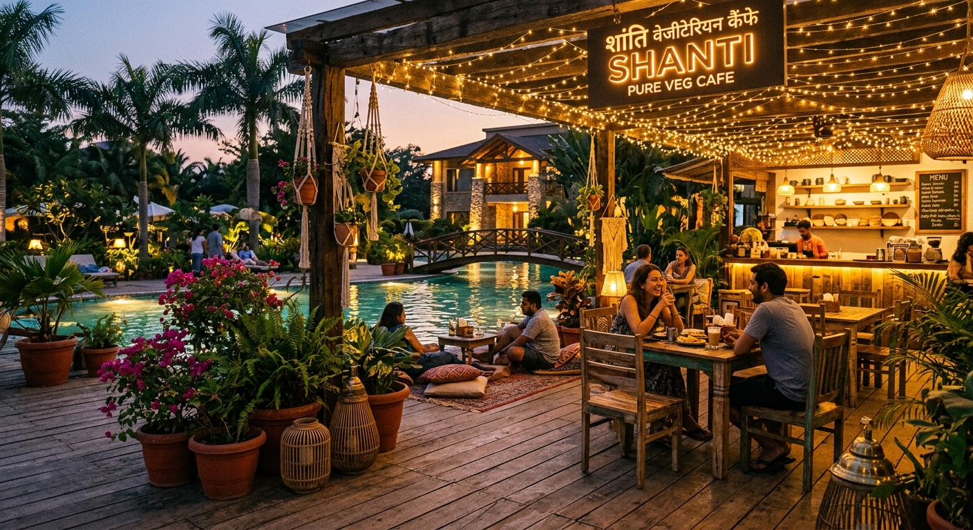 Palmira: Indore’s Pure-Veg Boho Café & Poolside Escape