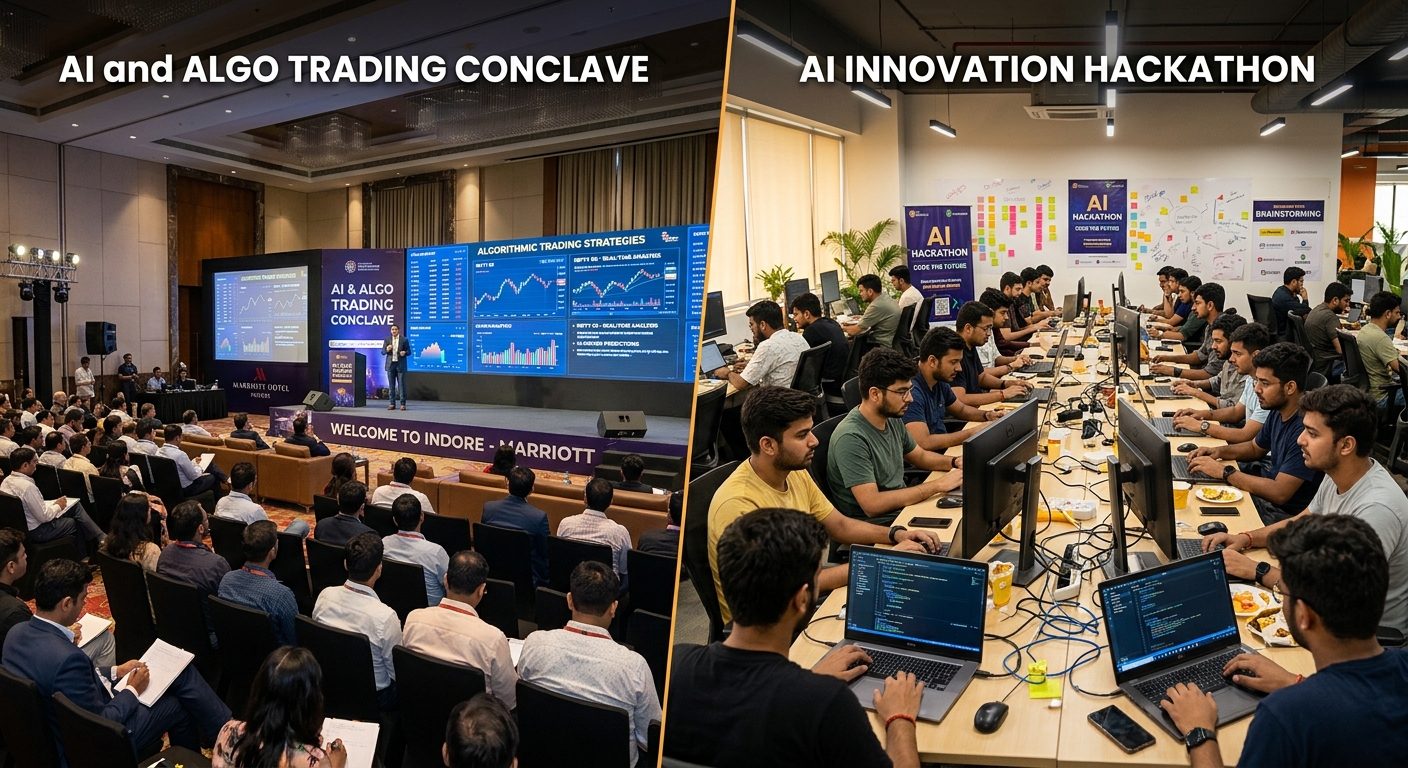 Indore AI weekend: trading conclave and hackathon side by side
