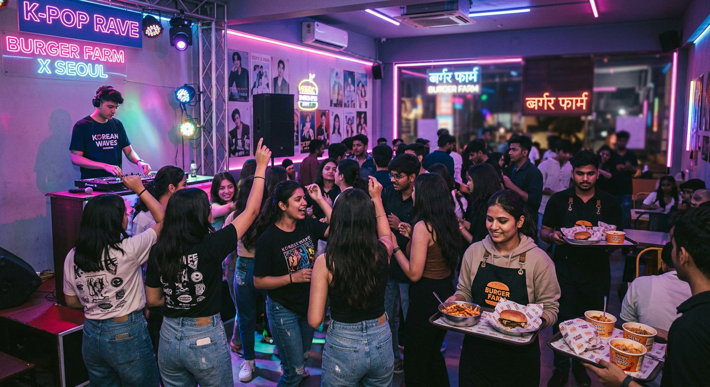 Burger Farm India’s K-Pop Korean Rave Lights Up Jaipur Nights