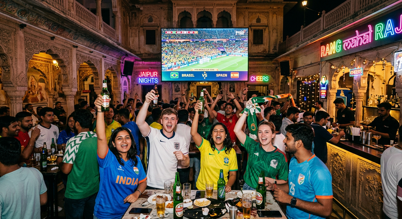 Where to Watch FIFA World Cup 2026 Live in Jaipur Bars