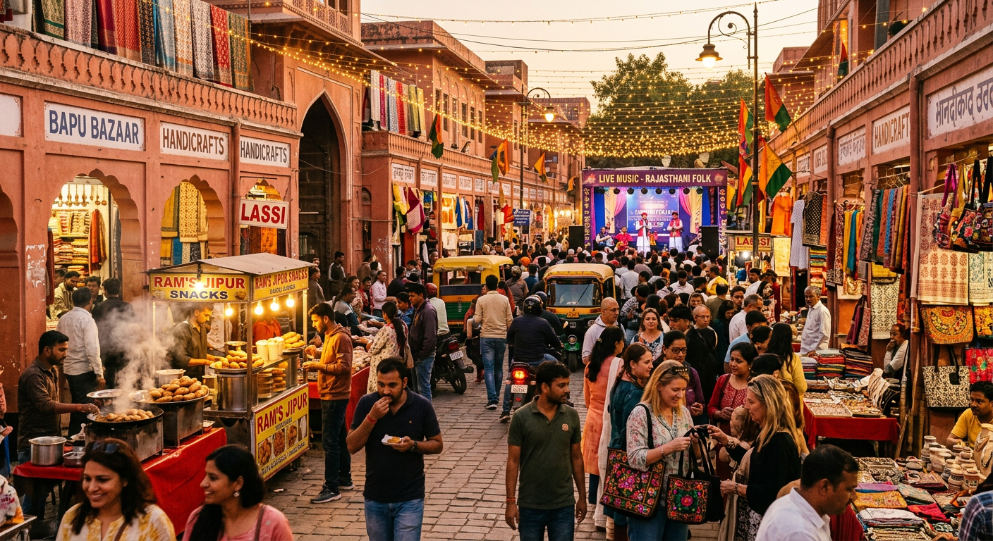 Jaipur Weekend Markets: Night Bazaars, Flea Pop-Ups & Street Food
