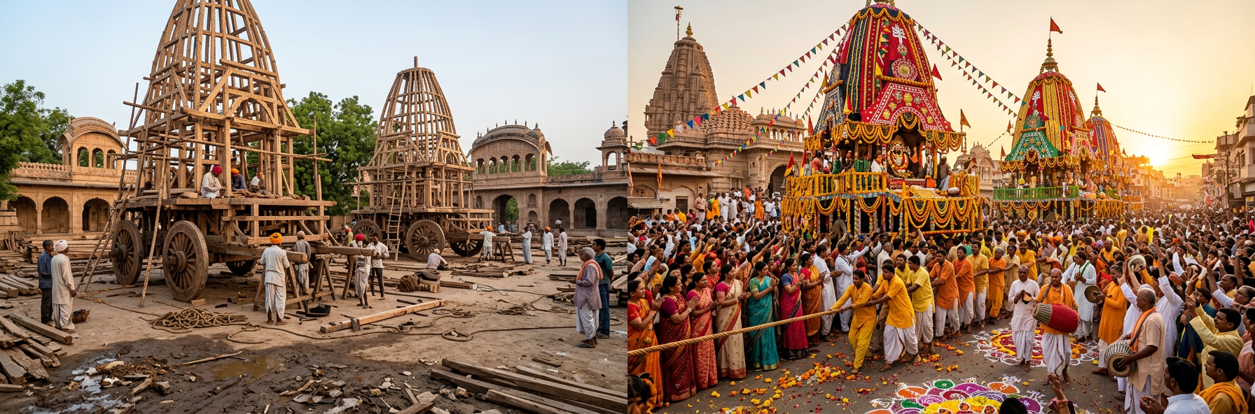 Ratha Yatra 2026 Begins at Gupt Vrindavan Dham, Jaipur