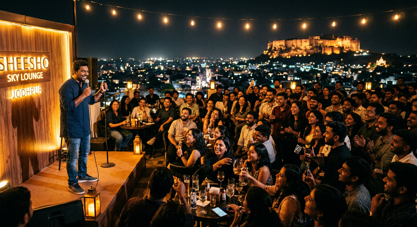 Hindi Stand-Up Live in Jodhpur at Sheesho Sky Lounge