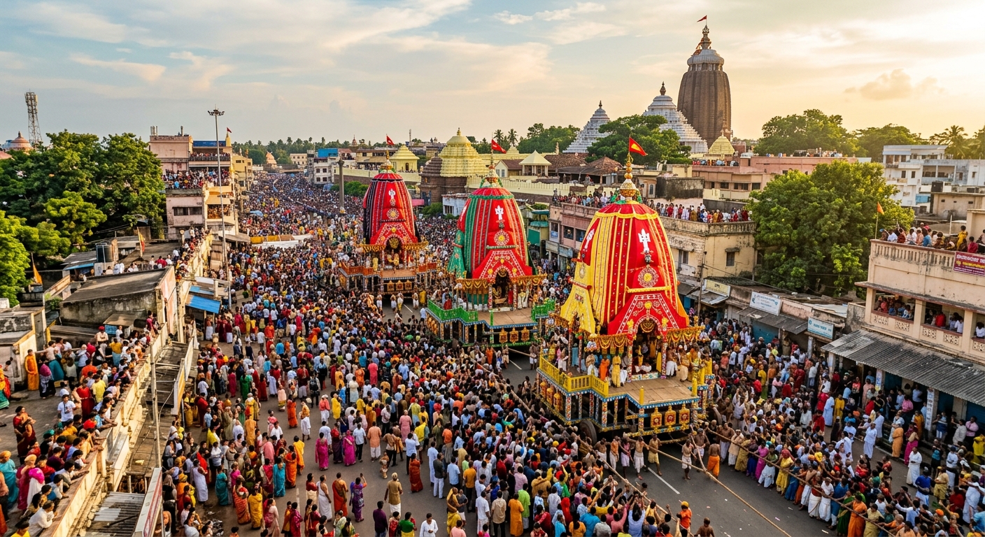 Jagannath Rath Yatra 2026: Grand Chariot Processions & Rituals
