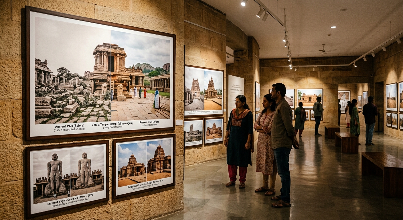 Whispers in Stone Photo Exhibition at Chitrakala Parishath