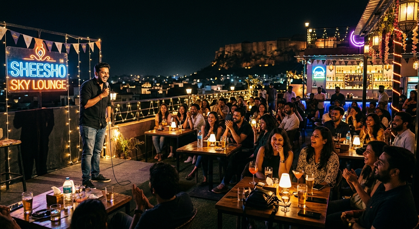 Standup Comedy Night at Sheesho Sky Lounge Jodhpur, July 18