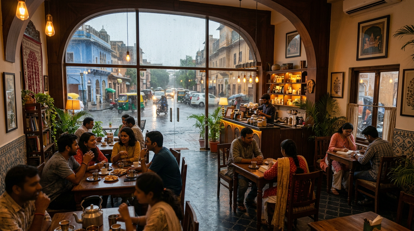 5 Monsoon-Friendly Jaipur Cafes With Cozy Indoor Seating