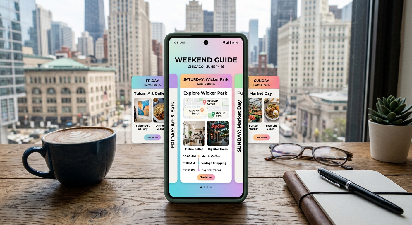 How Cityscope Uses Swipeable Carousels for Local Guides