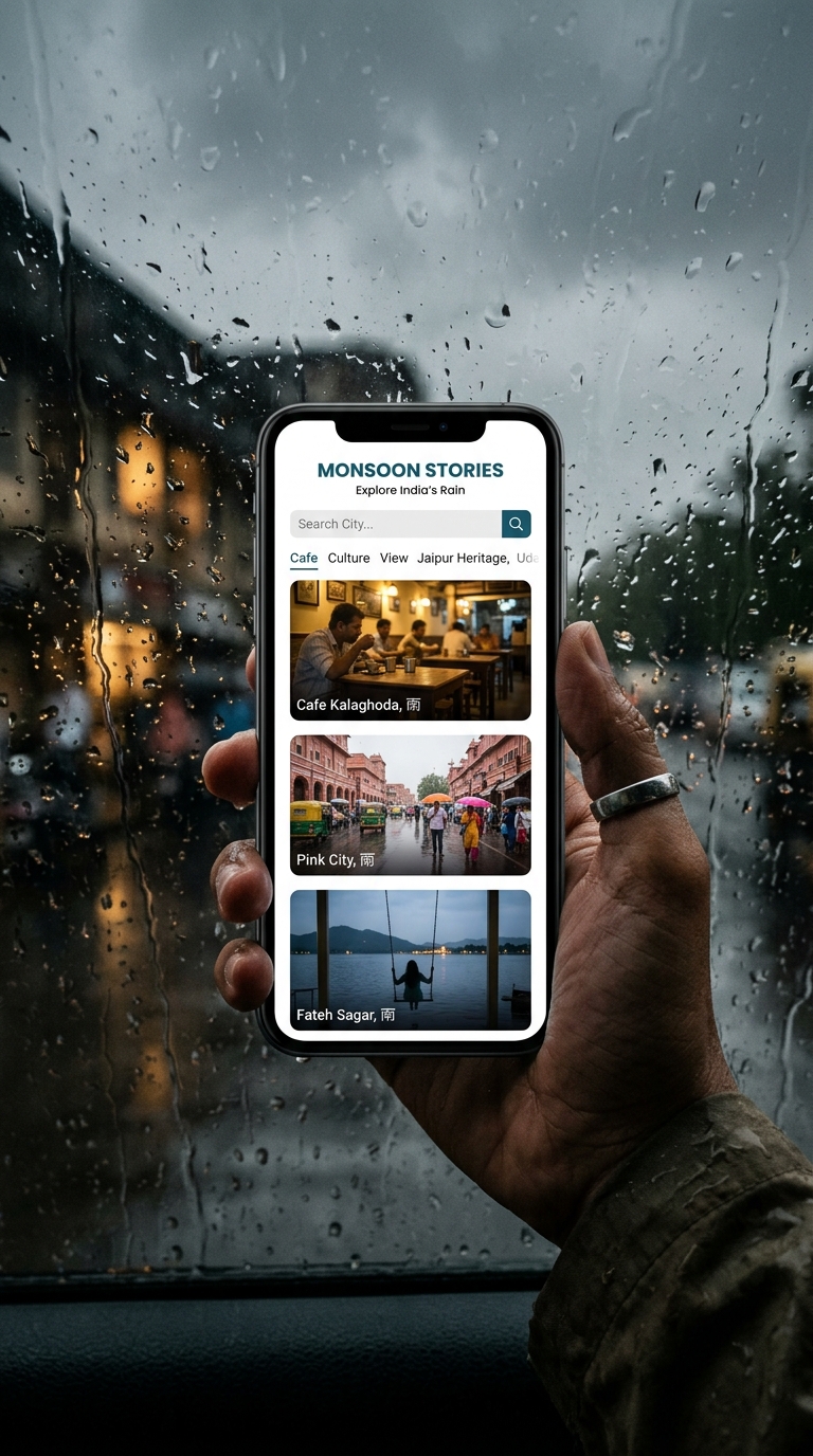 POV Monsoon Reel: Booking Mumbai, Jaipur, Udaipur via Naagrik