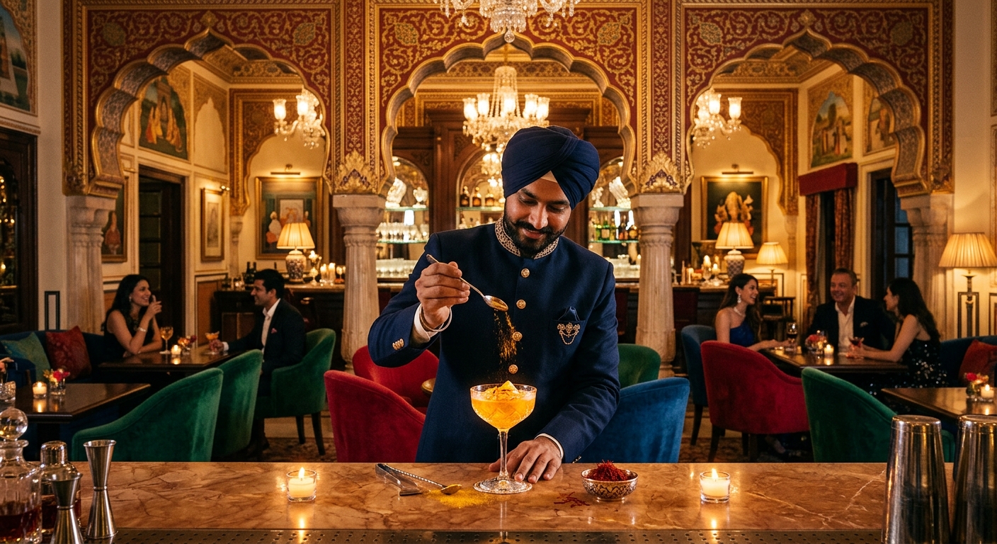 Rajwada Bar Elevates Cocktail Luxury at Oberoi Rajvilas Jaipur