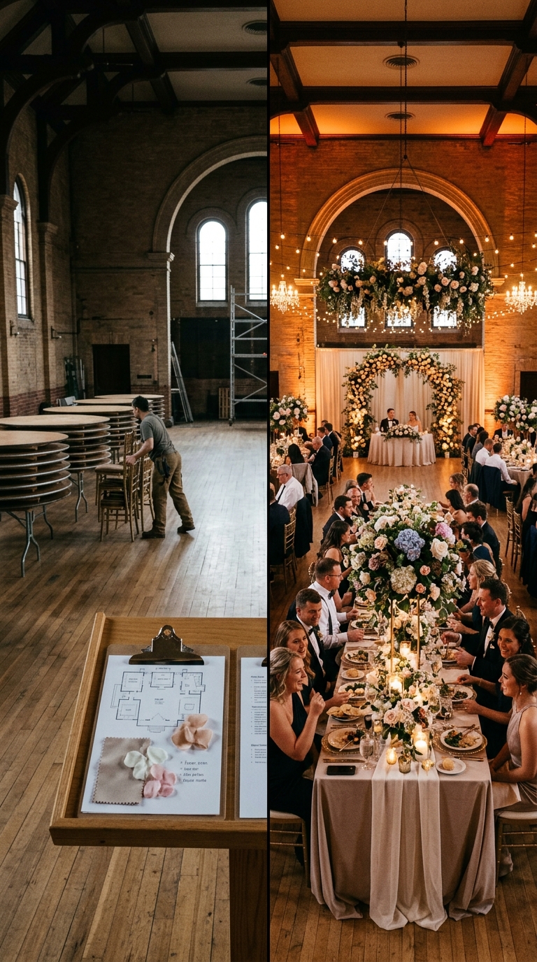 Instagram Before-After Reels: Event Space Transformation Trend