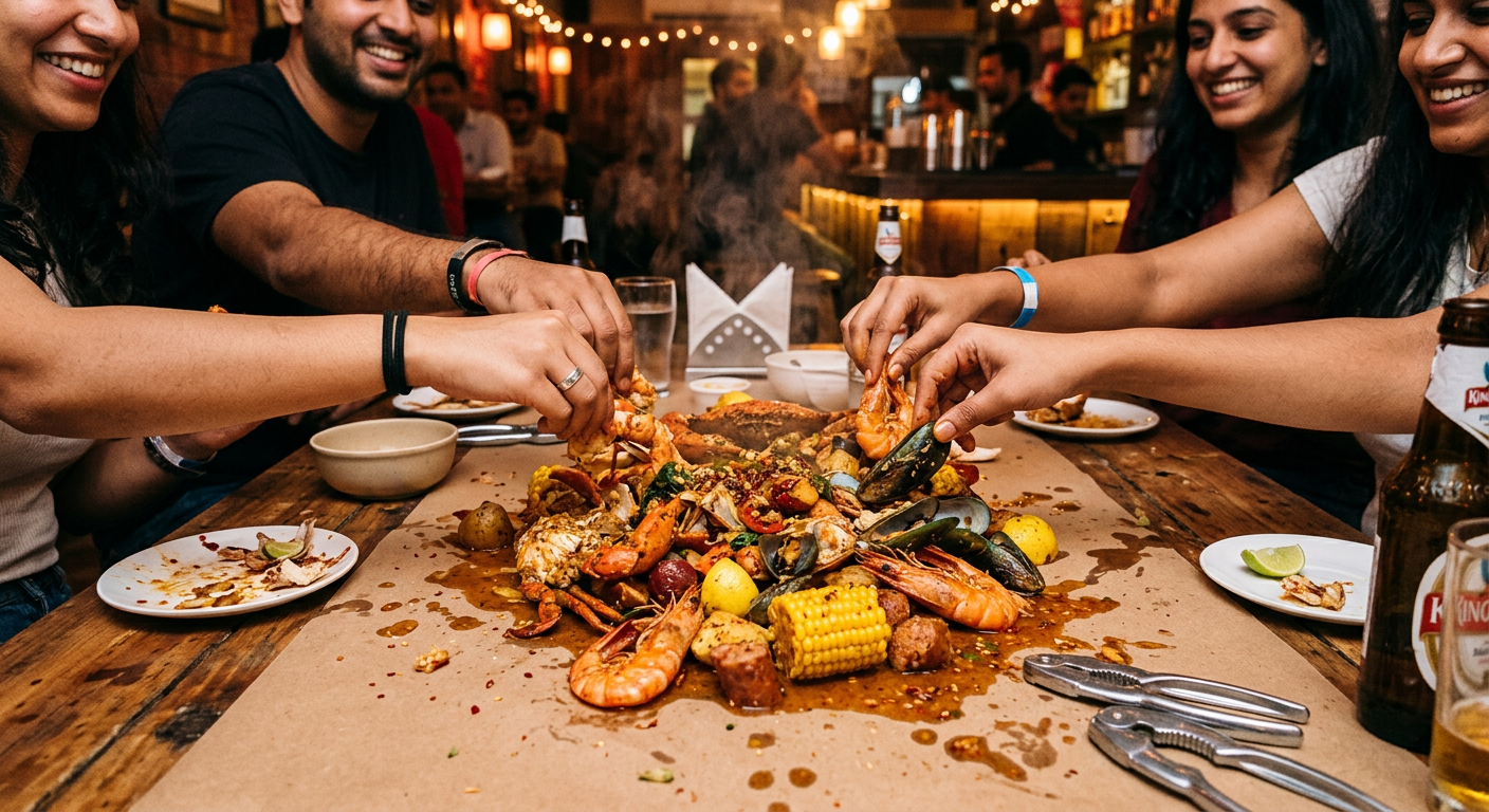 Soul Food Seafood Boil Pop-Up at Kona Kona, Mumbai