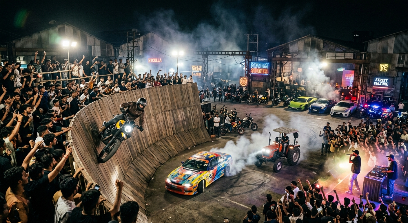 Royal Enfield GRRR Nights x Underground Ignites Mumbai Streets