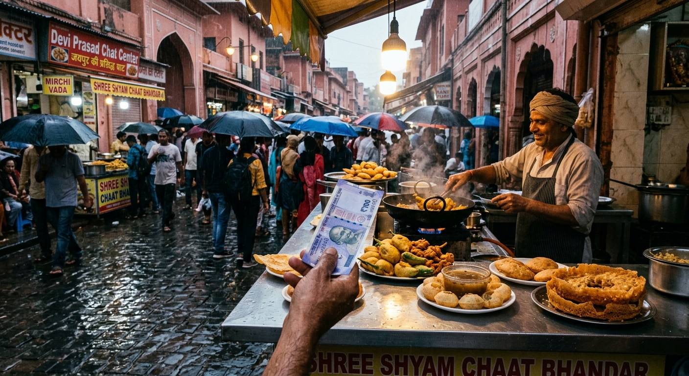 ₹100 Jaipur Monsoon Chaat Challenge: How Many Bites?