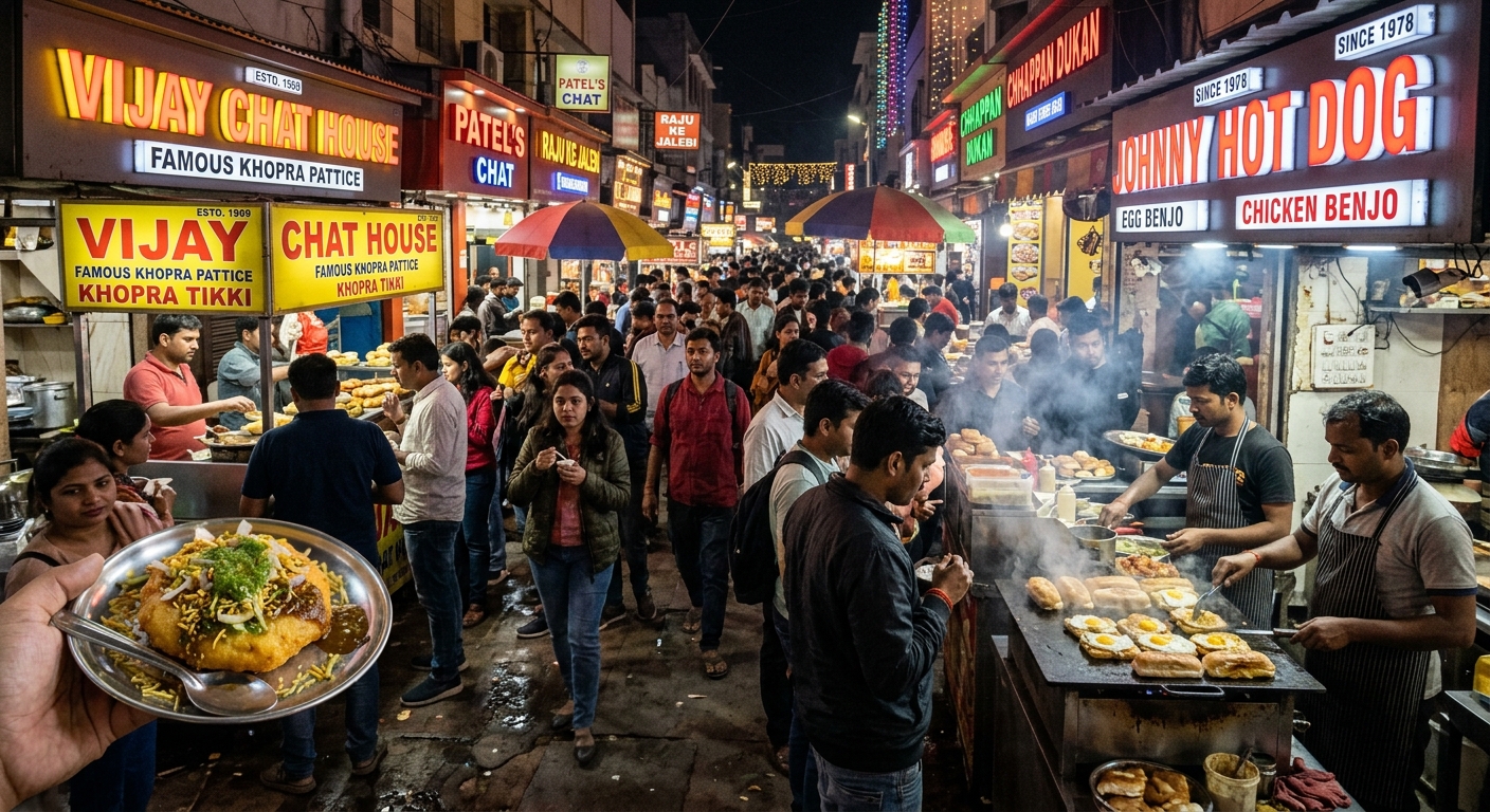 Indore 2026: Johnny Hot Dog & Vijay Chat House Must-Visits
