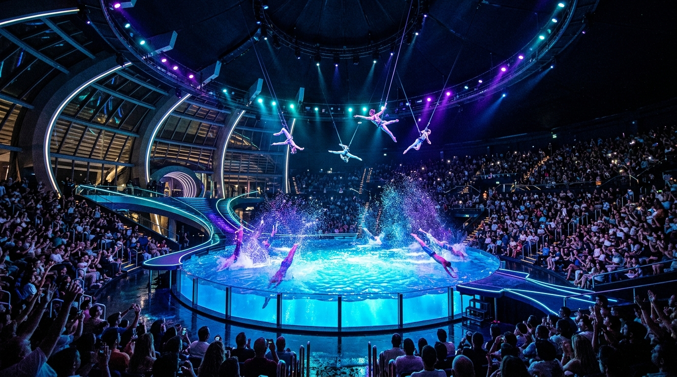 La Perle Dubai Tonight: Aquatic & Aerial Spectacle in Al Habtoor