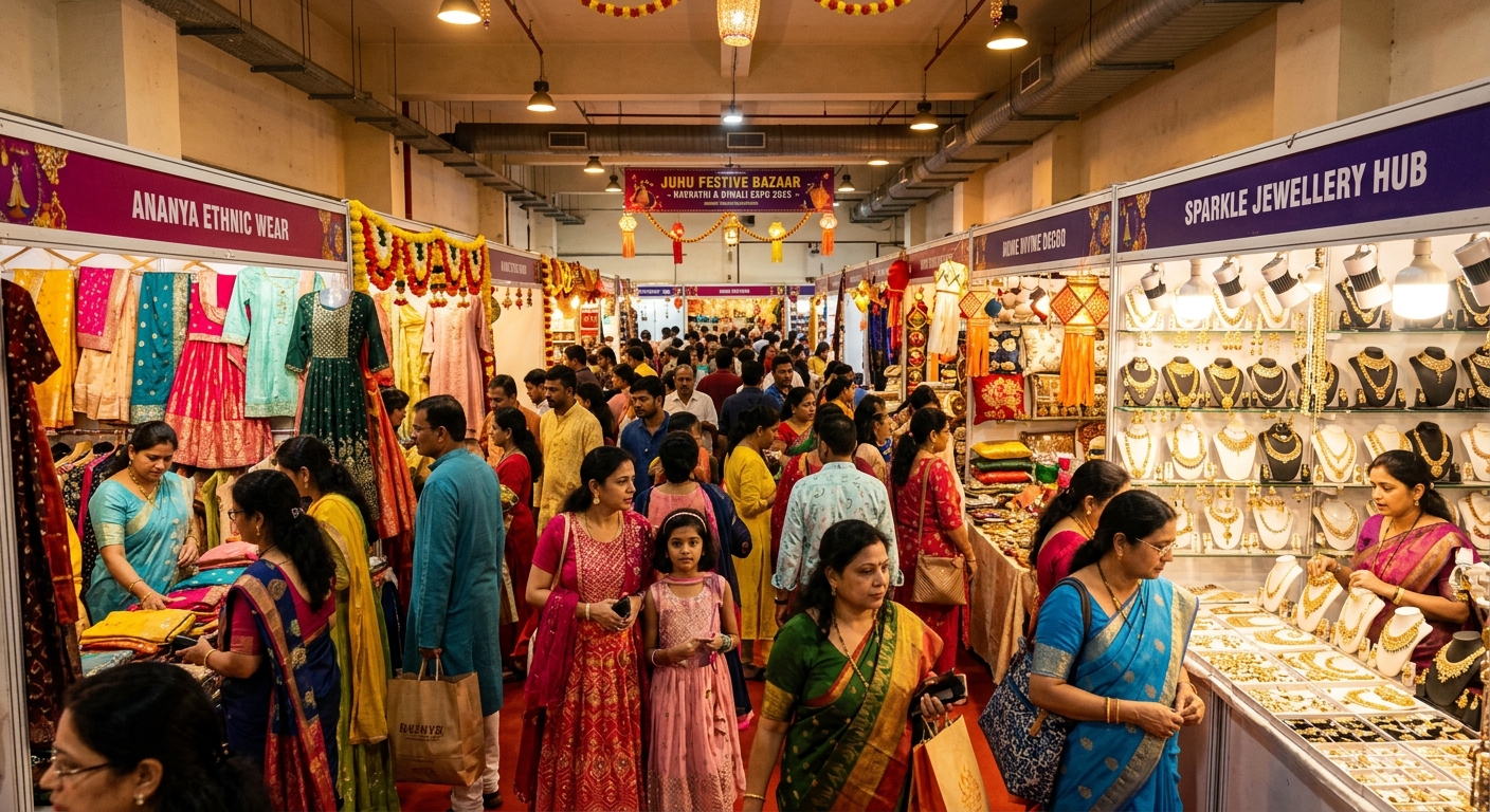 Juhu Navratri 2026 Exhibitions: Sea Princess & Valecha Hall