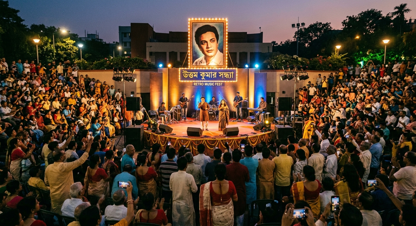 Shataborsher Aloy: Uttam Kumar Centenary Tribute at Nazrul Mancha