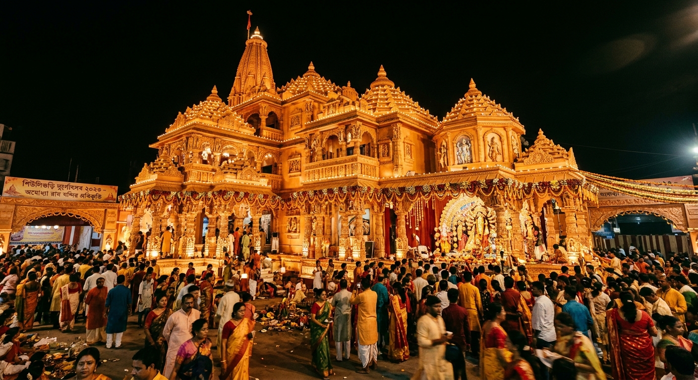 Ujjwal Sangha to Recreate Ayodhya Ram Mandir for Durga Puja 2026